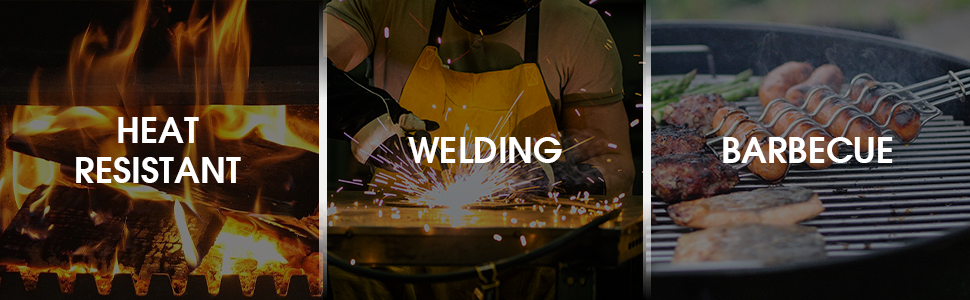 details - long cuffing gray welding gloves (1) details - long cuffing gray welding gloves (1)