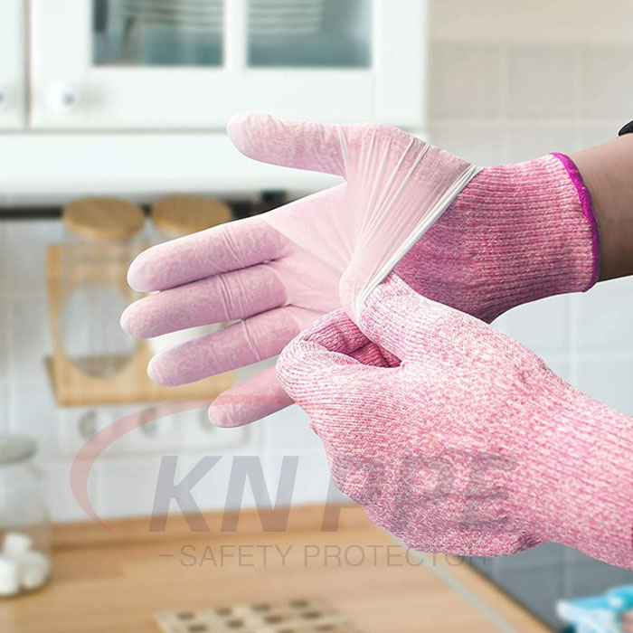 Cut Resistant Gloves Food Grade Level 5 Kitchen Safety Protection 10 Cut Resistant Gloves Food Grade Level 5 Kitchen Safety Protection 10