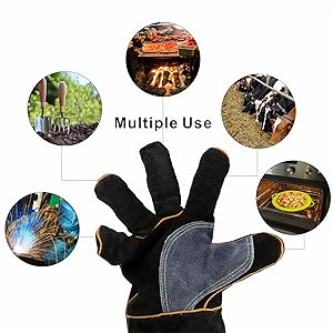 details - black leather welder gloves (1) details - black leather welder gloves (1)