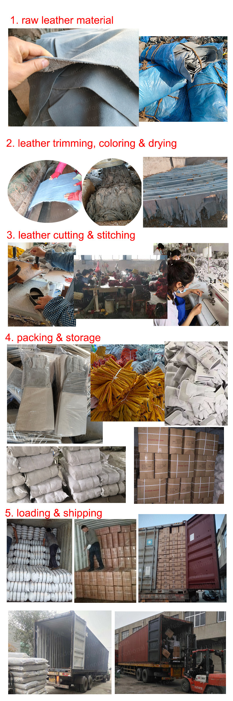 Production Process_生产流程 - 皮手套 Production Process_生产流程 - 皮手套