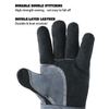 KN8182 16 Inch Cow Split Leather Welder Working Gloves with Hanger Hook| Fire Resistant Gloves - KUNNO Intl 