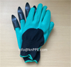 Outdoor Garden Working Glove with ABS Claws, Latex Foam 3/4 Palm Coated Hand Working Gloves