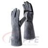 16 Inches Welding Gloves for Mig / Stick Welding, Heat Fire Resistant Leather Forge with Kevlar Stitching Reinforced Thumb And Palm