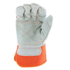 10 Inch Palm Reinforced Leather Work Gloves, AB Grade Short Rigger Gloves