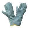 Korea Market Hot Model, Blue Sheeoskin Gloves with No Lining, 14 Inch Goatskin Leather Working Gloves