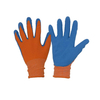 13G Colored Polyester Liner with Foam Latex, Palm Coated Gardening Working Gloves, Children Outdoor Activity Gloves