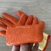5 String TC Liner Latex Coated Working Hand Gloves, Crinkle-finishing Slip Resistant Construction Safety Gloves
