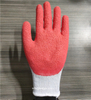 Economic Style Crinkle Latex Coated Gloves, Construction Latex Palm Dipping Work Gloves