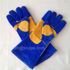 16 Inch Cowhide Leather Working Gloves Cow Split Fire Resistant Gloves Heavy Duty Handling Gloves