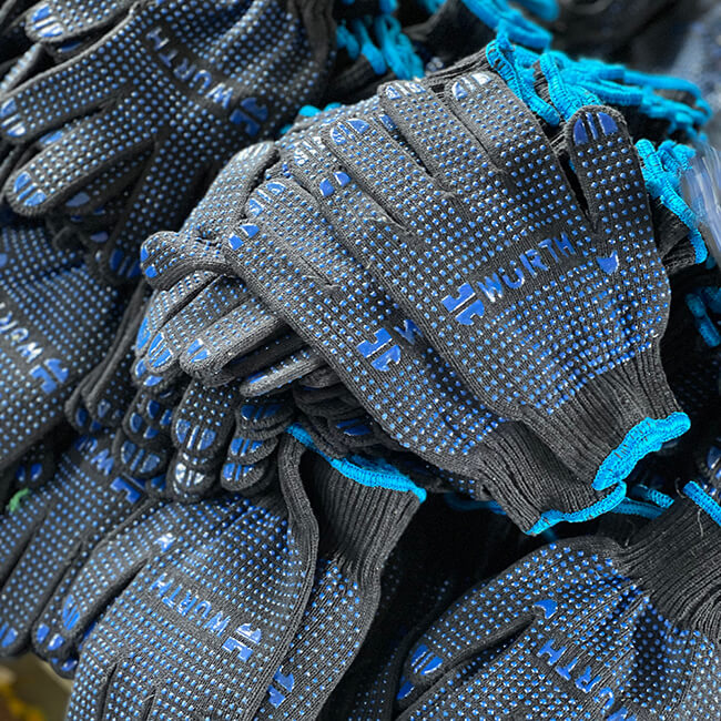 dotted gloves branding 2