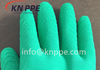 13g Half-hand Latex Coated Work Gloves, Wave Crinkle Latex Coated Gloves