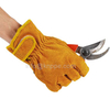 10.5" Cowhide Split Leather Labor Working Driver Industrial Work Gardening Safety Welding Gloves Oil Rigger Gloves