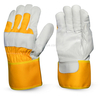 10.5 Inches Cowhide Split Leather Goatskin Sheepskin Working Labor Driver Welding Gardening Work Safety Gloves