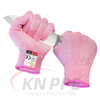 Cut Resistant Work Gloves with Grip Dots, Food Grade Level 5 Safety Protective Cutting Glove for Kitchen, Whittling,Mandolin