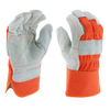 10 Inch Palm Reinforced Leather Work Gloves, AB Grade Short Rigger Gloves