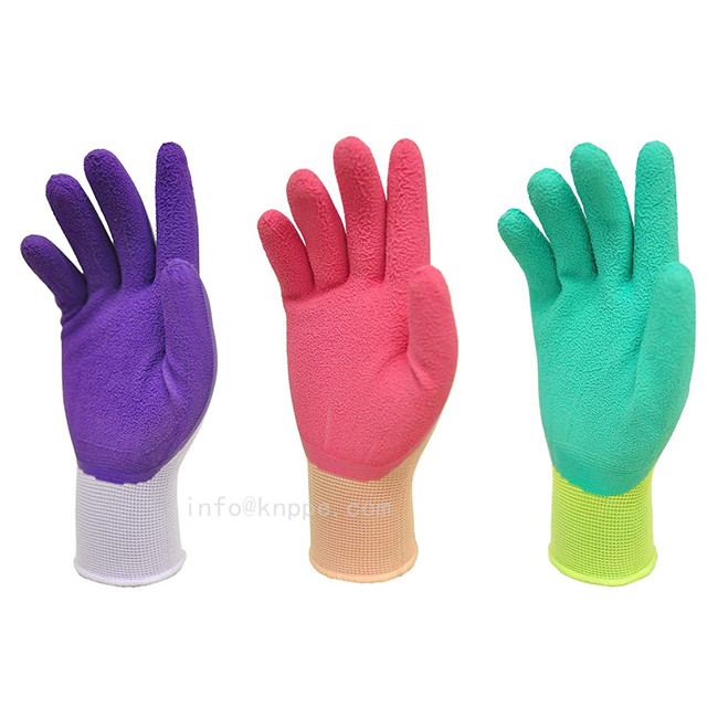 Kids Gardening Gloves, Children Garden Gloves with Rubber Coated