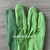Canvas Gloves PVC Gloves Safety Cotton Twill Work Labor Gloves With PVC Drill Dots