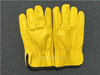Driver Leather Gloves, 10.5'' Goatskin Working Gloves with Fine Cloth Lining 