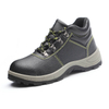 Steel Toecap Safety Shoes, Steel Toe Safety Protection Leather Upper Shoes with Kevlar Mid-sole