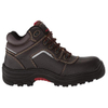 Steel Toecap Safety Shoes, Steel Toe Safety Protection Leather Upper Shoes with Kevlar Mid-sole