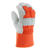 10 Inch Palm Reinforced Leather Work Gloves, AB Grade Short Rigger Gloves