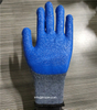 Economic Style Crinkle Latex Coated Gloves, Construction Latex Palm Dipping Work Gloves