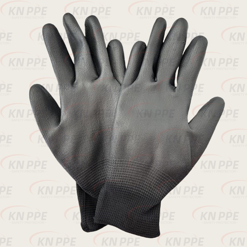 13g PU Coated Working Gloves, Light Duty Anti-static Safety Hand Processing Gloves
