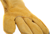 KN8181.2 Yellow Cowsplit Leather Gloves | Popular Welder Gloves | Spark & Fire Reistant Gloves | Heavy Duty Working Gloves 