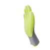 13 Gauge Nitrile Coated Safety Working Glove with Gray Liner And Fluorescent Palm Dipping