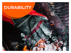 details - long cuffing red welder gloves (3)