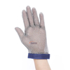 5101-Five Finger Wrist Glove With Textile Strap, Stainless Steel Chainmail Gloves Steel Mesh Gloves for Butcher Slaughterhouse Wholesale Price Manufacturer