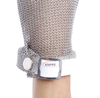 Five Finger Ring Mesh Stainless Steel Glove with TPU Strap, Slaughter And Fish Processing Wound Avoiding Work Gloves 