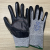 Cut-resistant Smooth Nitrile Palm Dipped Safety Gloves, 13g HPPE Anti-cut Liner Protection Gloves