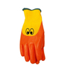 13 Gauge Latex Palm Coated Gloves, Crinkle Finishing Garden Processing Work Gloves