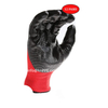 13 Gauge Red Black Nitrile Coated Chemical Resistant Protective Safety Working Glove