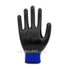 13 Gauge Black Palm-dipped Nitrile Coated Working Safety Hand Protective Glove