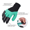 ABS Claw Garden Working Glove, 3/4 Palm Coated Latex Coated Safety Gloves with Foam Finishing