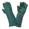 Natural Cowhide Leather Gloves with Fleece Lining