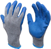 10 gauge TC liner latex coated gloves, cheap blue latex coated working hand gloves