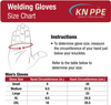 14 Inch 16 Inch Classic Gold Welder Gloves, Genuine Cow Leather Working Gloves with Black Palm Reinforcement