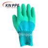 13g Half-hand Latex Coated Work Gloves, Wave Crinkle Latex Coated Gloves