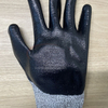 Cut-resistant Smooth Nitrile Palm Dipped Safety Gloves, 13g HPPE Anti-cut Liner Protection Gloves