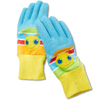 13G Colored Polyester Liner with Foam Latex, Palm Coated Gardening Working Gloves, Children Outdoor Activity Gloves