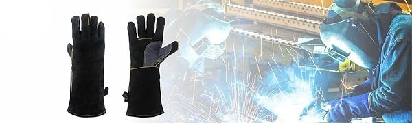 details - black leather welder gloves (5)