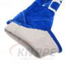 20 Inch 24 Inch Blue Welding Gloves, Leather Petting Gloves, Leather Working Gloves