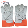 10 Inch Palm Reinforced Leather Work Gloves, AB Grade Short Rigger Gloves