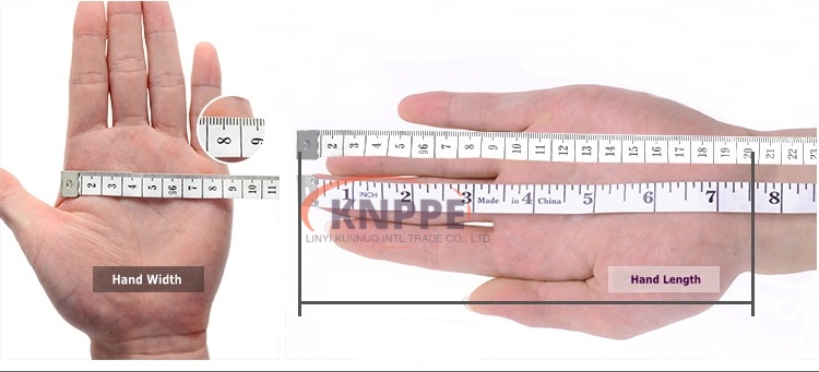 hand-size measuring 