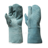 Korea Market Hot Model, Blue Sheeoskin Gloves with No Lining, 14 Inch Goatskin Leather Working Gloves