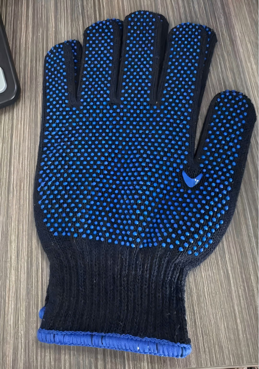 PVC Dotted Safety Hand Gloves, Cheap Anti-slip Construction Worker Gloves, 10g 700g/dozen Polka Dipped Gloves